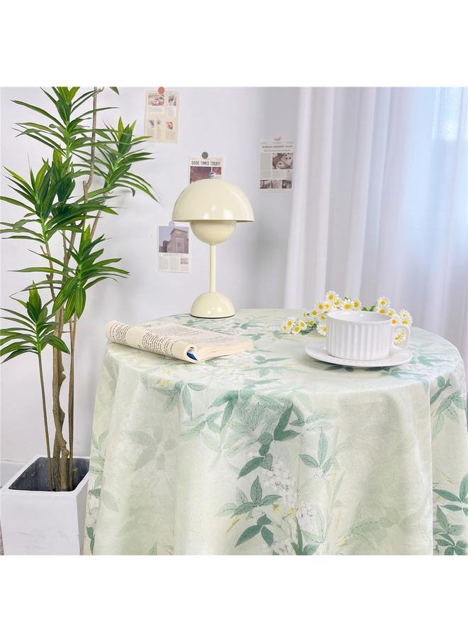 New Chinese Style Advanced Tablecloth Classical Ins Dining Tablecloth Retro Style Small Round Table Tablecloth Rectangular Household Cover Cloth