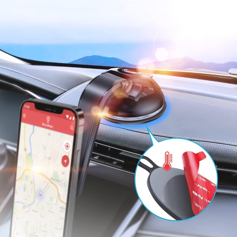 volport 3 Pack Dashboard Pad Mounting Disk for Suction Cup - 95mm/3.74" 3M VHB Heat Resistant Adhesive Sticky Pad - Image 5