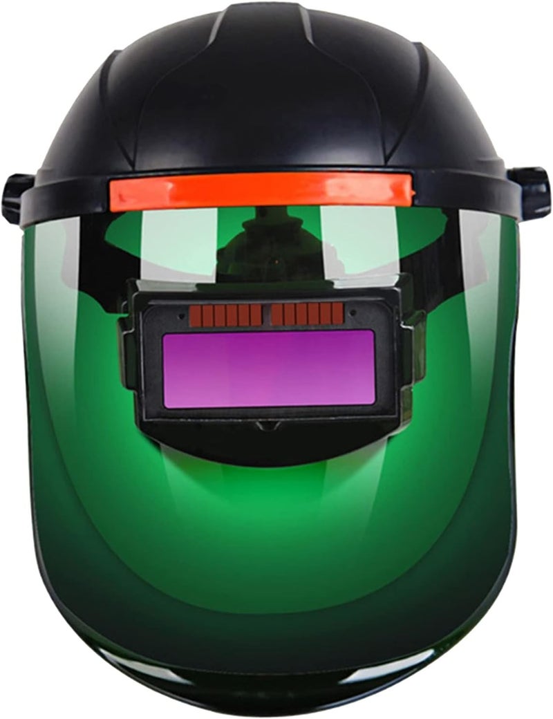 klarako Large View Solar Powered Auto Darkening Welding Helmet, Welder Mask Hood for TIG MIG MMA Plasma - Image 1