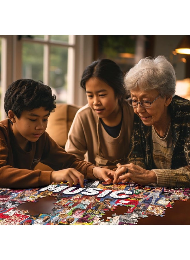 WHITE MOUNTAIN - Puzzles Music - 1000 Piece Jigsaw Puzzle - Image 1