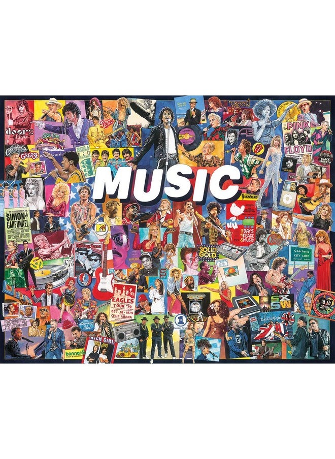 WHITE MOUNTAIN - Puzzles Music - 1000 Piece Jigsaw Puzzle - Image 1