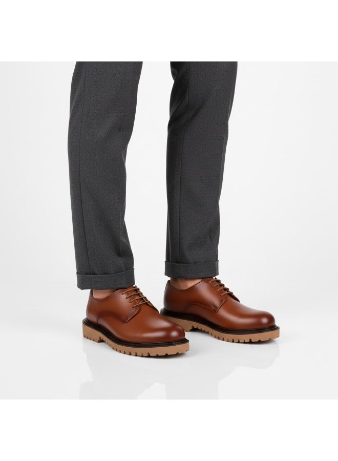 Men's genuine leather shoes with a lightweight and comfortable EVA sole - available in various colors and sizes - Image 1