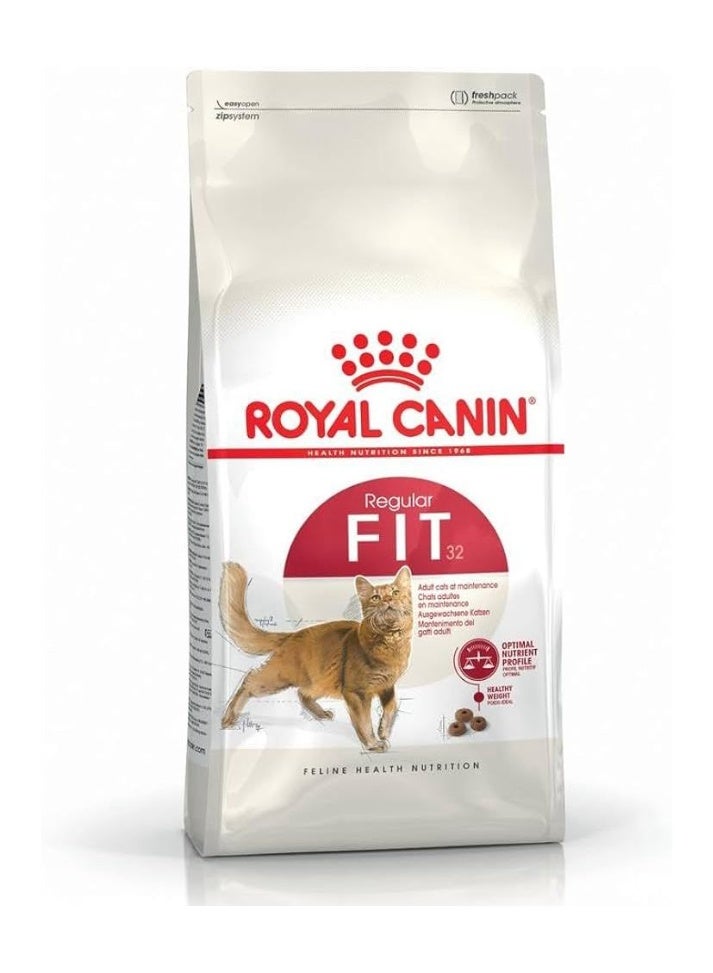 رويال كانين التغذية الصحية للقطط  للقططفيت 32 طعام جاف البالغة 2 كجم - Image 1