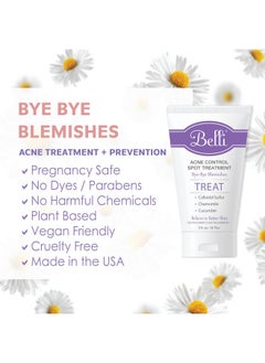 Belli Skincare Acne Control Spot Treatment Skin Care Treatment Acne Treatment Vegan Face Wash Pregnancy Acne Treatment Acne Spot Treatment For Face Face Care  - Image 2
