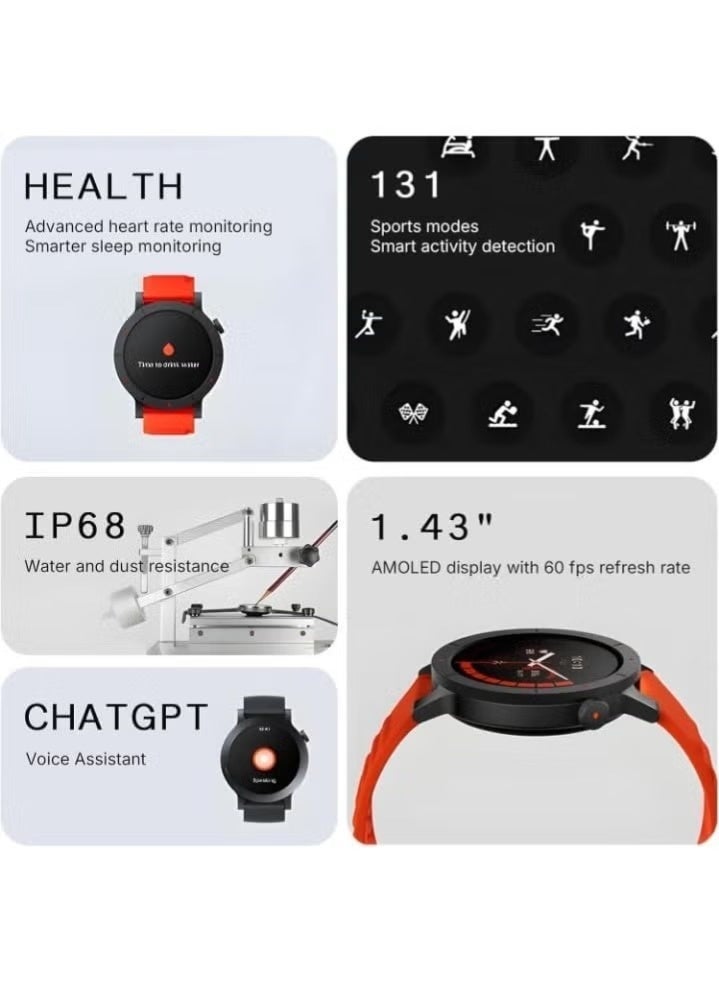 CMF Smart Watch 3 Pro – Elegant Lite Gray, Fitness Tracker, Bluetooth Calling, Heart Rate & Sleep Monitoring, AMOLED Display, 7+ Days Battery Life, Waterproof, Compatible with Android & iOS, Your Daily Smart Companion - Image 3