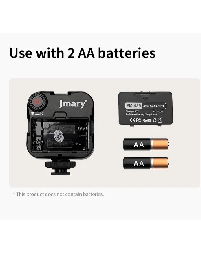Jmary FM-48 Mini Portable Video Fill Light Black - Image 5