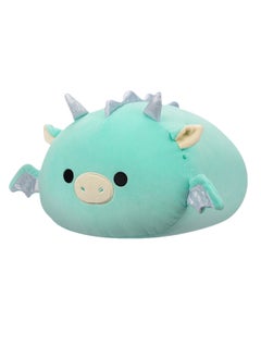 Squishmallows 12 inch Medium Plush StackablesMiles Teal Dragon , Officially Licensed Kellytoy Plush Toy, Colorful Soft Toy, Gift for Kids, Girls & Boys Washable Squishy Stuff Toy Multicolor All Age  - Image 2
