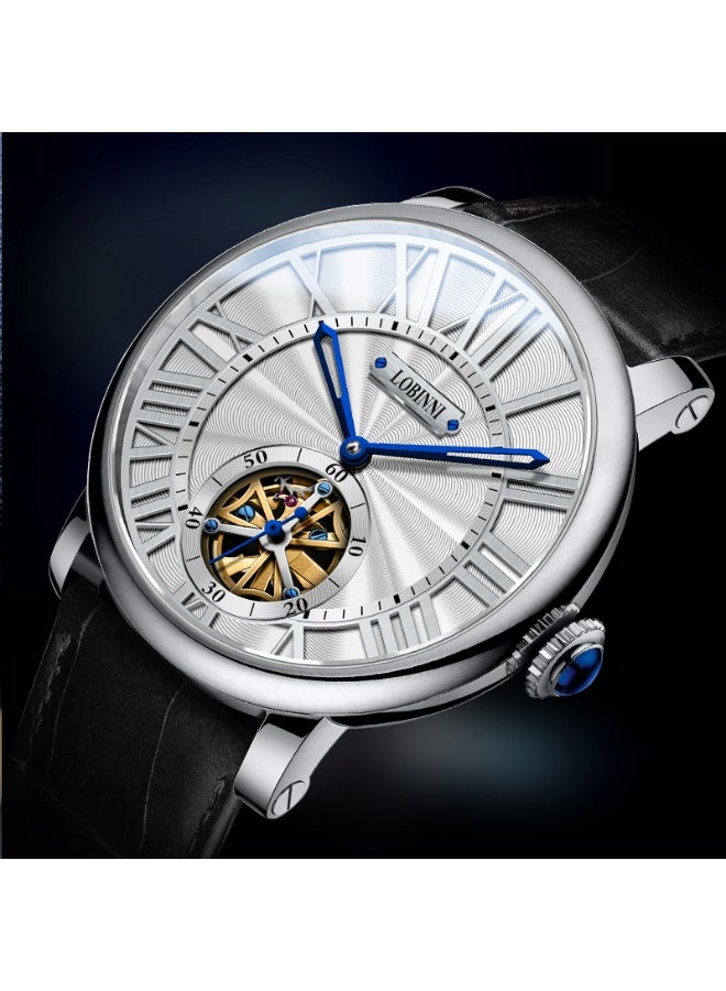 LOBINNI The indispensable companion for the gentleman's office: a mechanical watch 40mm - Image 1