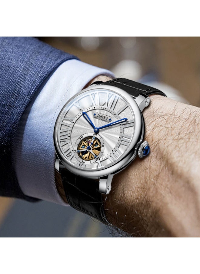 LOBINNI The indispensable companion for the gentleman's office: a mechanical watch 40mm - Image 2