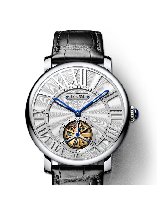 LOBINNI The indispensable companion for the gentleman's office: a mechanical watch 40mm - Image 5