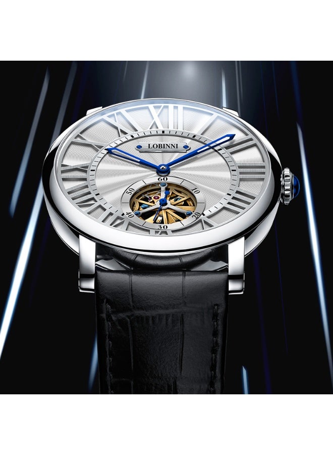 LOBINNI The indispensable companion for the gentleman's office: a mechanical watch 40mm - Image 3