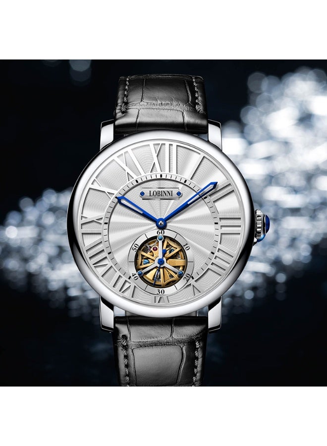 LOBINNI The indispensable companion for the gentleman's office: a mechanical watch 40mm - Image 4