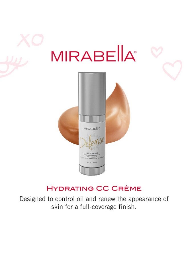 Mirabella Cc Cream Medium Hydrating Soothing Full Coverage Cc Cream With Spf 20 & Oil Control Includes Vitamin E Squalane And Avocado Oil To Moisturize For All Skin Types - Image 3