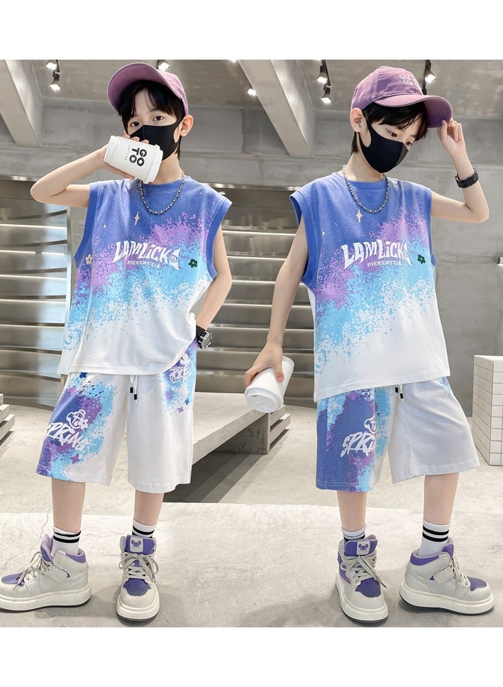 KUYING New Children's Basketball Suit Set  - Image 1