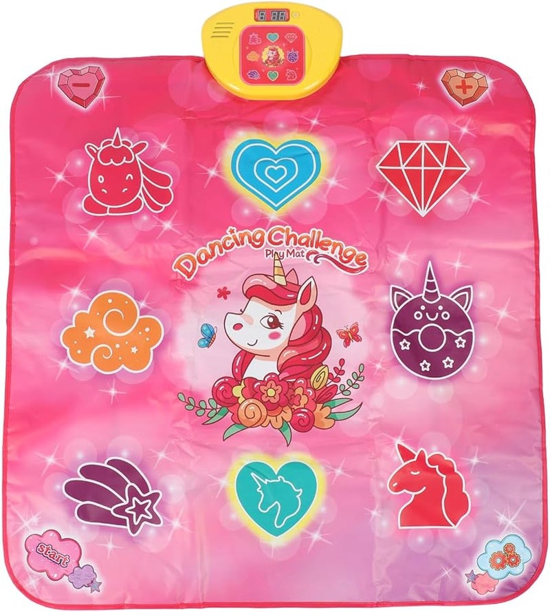 سجادة رقص للأطفال، وسادة موسيقية إلكترونية تعمل باللمس، لعبة تمارين بدنية، مصنوعة من مادة البولي بروبلين والبوليسترين المقوى (PP ABS) - Image 2