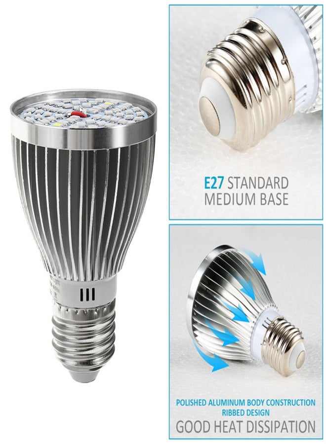 Lamp Bulb Grow Light E27 60W 2835 SMD Full Spectrum Plant Hydroponic Aquarium - Image 5