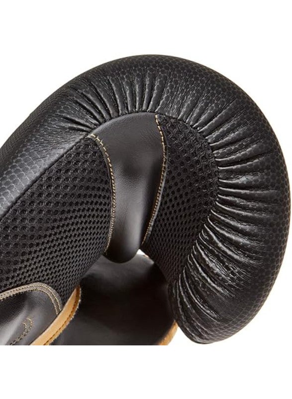 Reebok Retail Boxing Gloves – 10 oz Gold/Black – Durable Sparring Gloves for Training and Bag Work with Secure Wrist Fit - Image 2