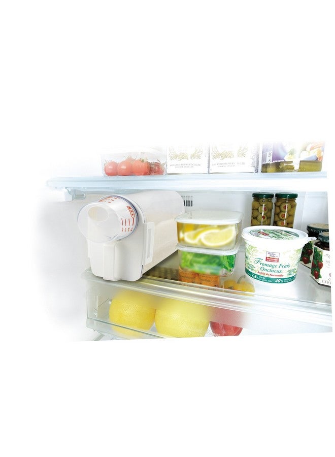 Asvel 7509 Rice Container Bin with Pour Spout Plastic Clear 2KG - Image 3