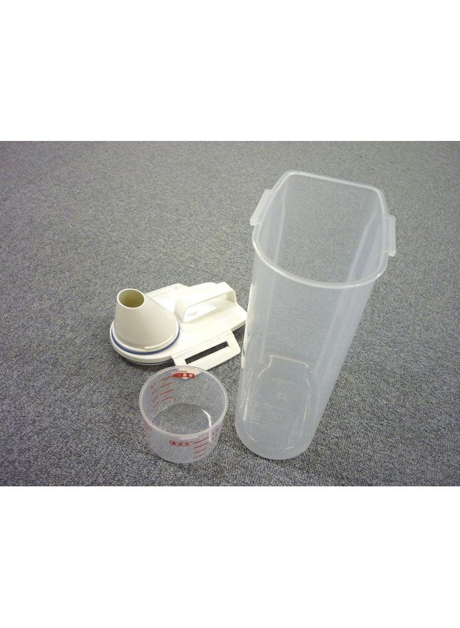 Asvel 7509 Rice Container Bin with Pour Spout Plastic Clear 2KG - Image 5