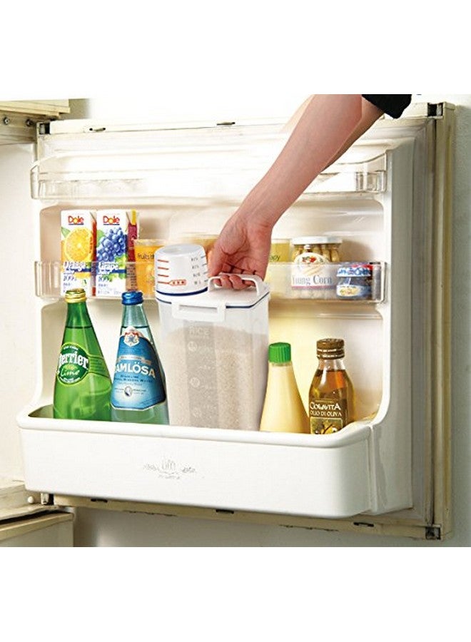 Asvel 7509 Rice Container Bin with Pour Spout Plastic Clear 2KG - Image 4