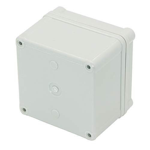 Zulkit Junction Box ABS Plastic Dustproof Waterproof IP67 Junction Boxes Universal Electrical Project Enclosure DIY Electronic Project Box Grey 3.94 x 3.94 x 2.95 inch (100 x 100 x 75 mm) - Image 5
