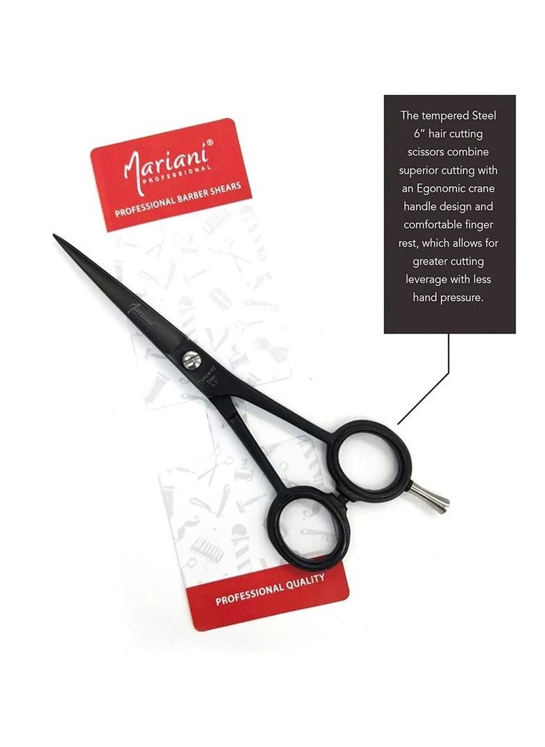Mariani - Mariani Professional Barber Tempered Steel 6.0 Scissors - Image 1