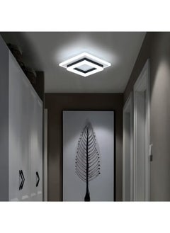 XiuWoo LED Ceiling Light, 15W Modern Ceiling Lamp, Square LED Ceiling Lights for Bedroom Hallway Office Kitchen Living Room, Cold White 6500K  - Image 4