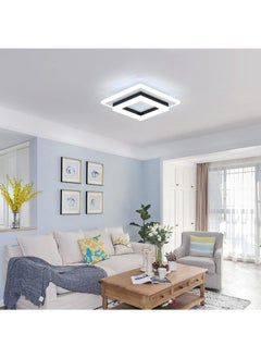 XiuWoo LED Ceiling Light, 15W Modern Ceiling Lamp, Square LED Ceiling Lights for Bedroom Hallway Office Kitchen Living Room, Cold White 6500K  - Image 5