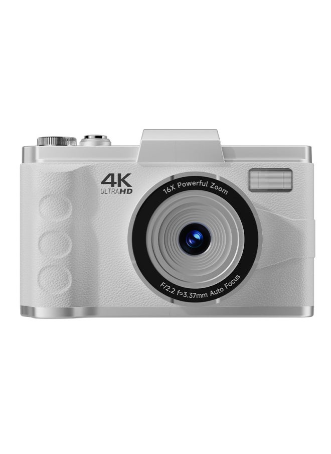 64 Million Pixel HD Digital Camera Student Entry Mini Card Machine Home Shooting Camera-Color:M11 White-hd Dual Camera  - Image 1