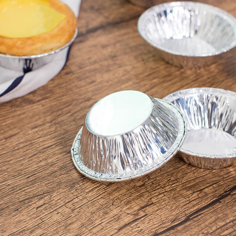 Egg Tart Molds for Baking, Disposable and Non-Stick Cake Pans, Perfect for Parties - Image 4