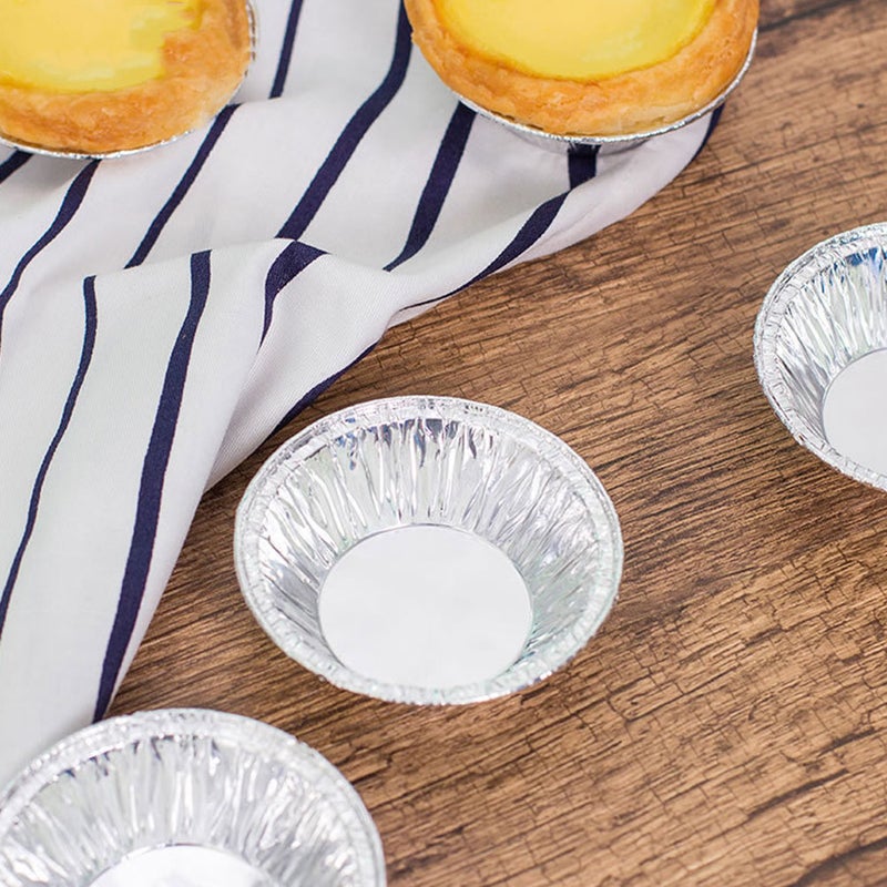 Egg Tart Molds for Baking, Disposable and Non-Stick Cake Pans, Perfect for Parties - Image 5