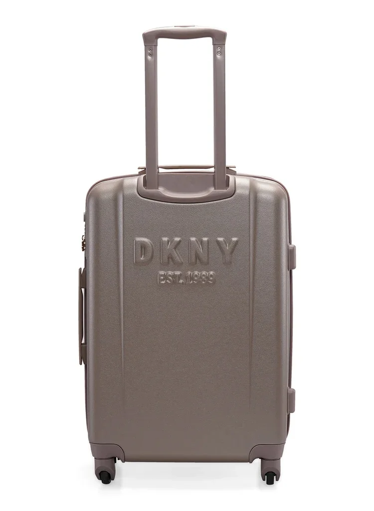 DKNY Dkny Promo INTL PR1 hardside luggage on wheels for unisex | ultra lightweight ABS on with spinner wheels 4 color Ash