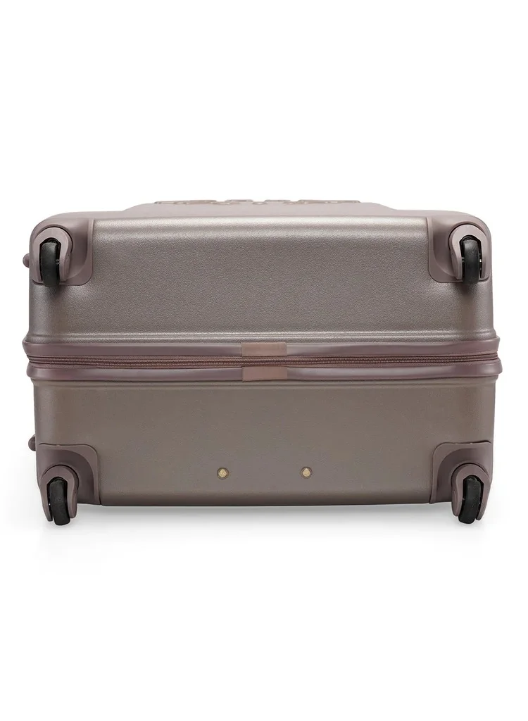 DKNY Dkny Promo INTL PR1 hardside luggage on wheels for unisex | ultra lightweight ABS on with spinner wheels 4 color Ash