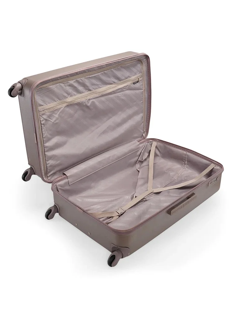 DKNY Dkny Promo INTL PR1 hardside luggage on wheels for unisex | ultra lightweight ABS on with spinner wheels 4 color Ash