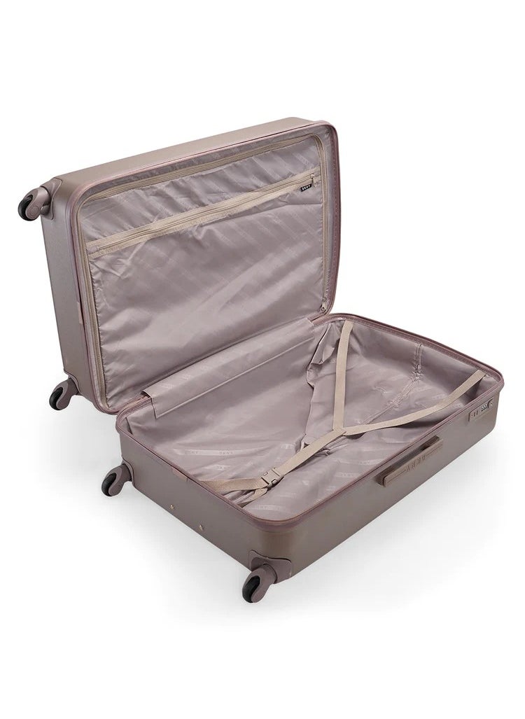 DKNY - Dkny Promo INTL PR1 hardside luggage on wheels for unisex | ultra lightweight ABS on with spinner wheels 4 color Ash - Image 1