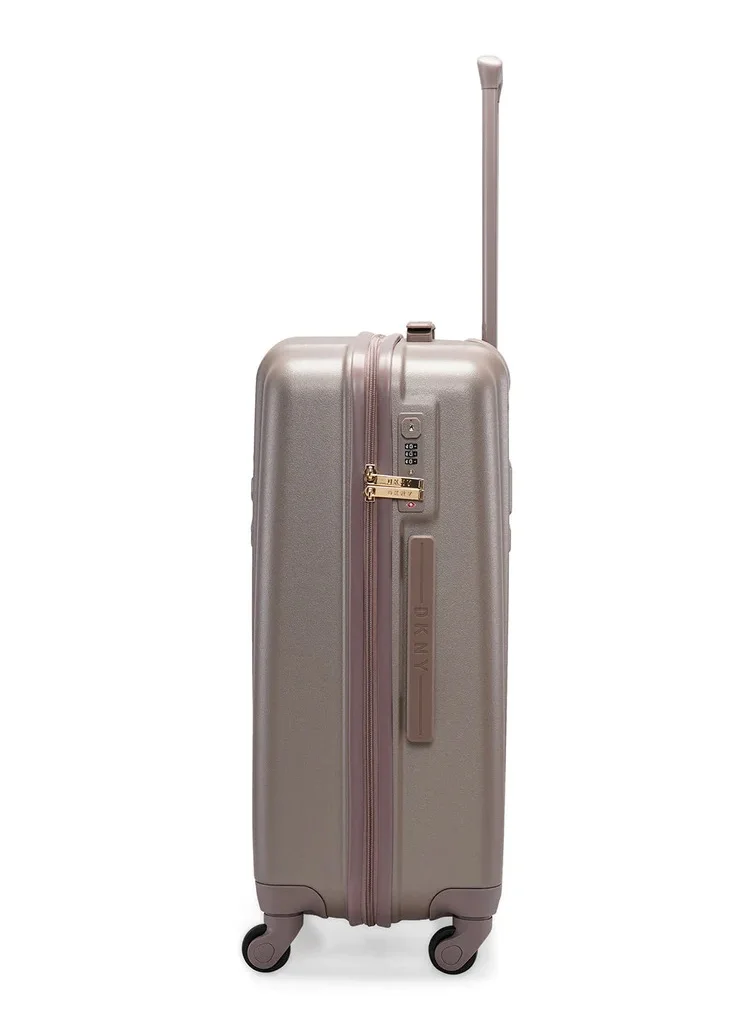 DKNY Dkny Promo INTL PR1 hardside luggage on wheels for unisex | ultra lightweight ABS on with spinner wheels 4 color Ash