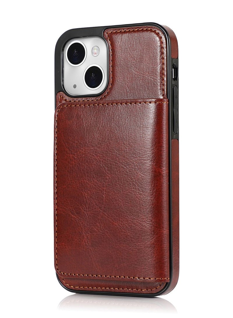 Suteni Leather Protective Back Cover Case Phone Case for iPhone - Image 1