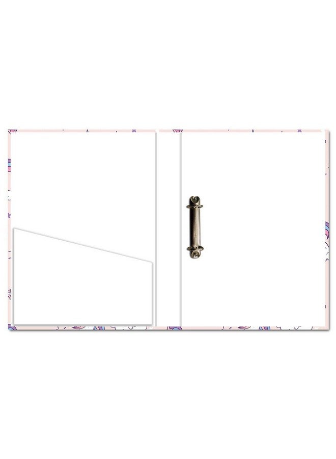Paper Plane Design Paper Plane Design 2D Folder Case, A4 Size, Ring Binder File Folder, Can Use in Office/Hospital/Banking/Account/School Documents, Bills & Certificates  - Image 2
