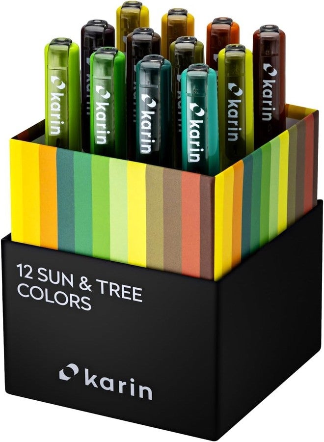 Karin Brush Marker Pro Sun & Tree Colours Case - Image 3