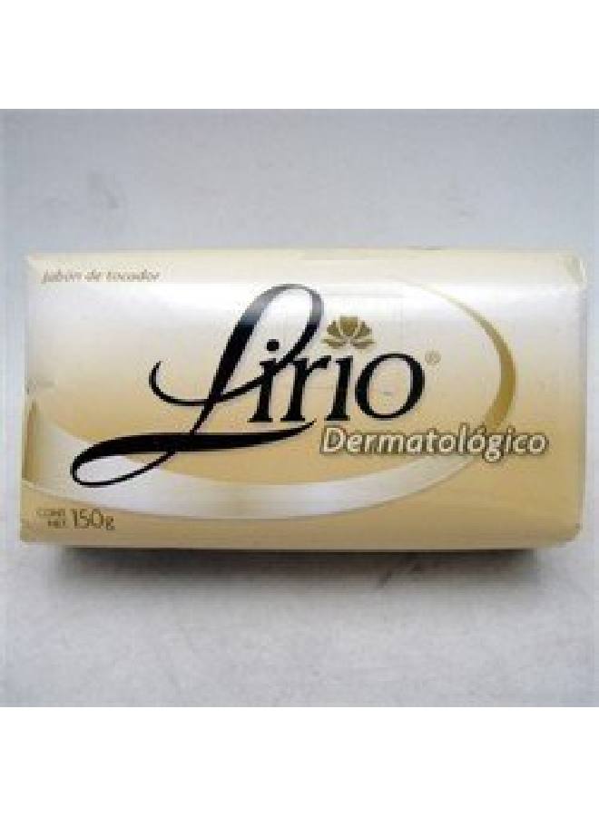 lirio Dermatologic Antibacterial Bar Soap for the Body 150 g ; 5.30 oz. (4 Pack - Image 2