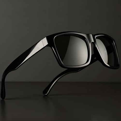 MAXJULI XXL Size Double Extra Large Z87 Sunglasses for Big Wide Heads Men TR90 Ultralight UV400 Protection Glasses 8228 (Glossy Black Frame/Grey Lens) - Image 4