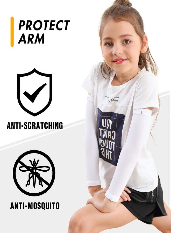 Newbyinn Arm Sleeves for Kids Child Toddlers, Age 1-7, UV Sun Protection, Cooling Sleeves to Cover Arms - Image 4