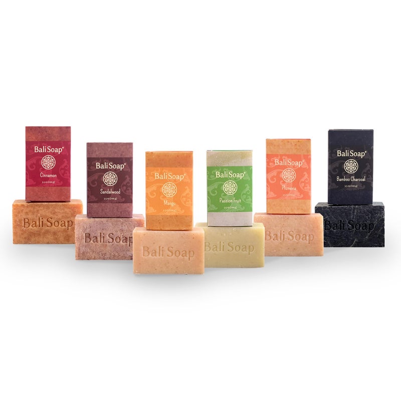 Bali Soap Tropical Paradise Collection â€“ 6-Pack Premium Handmade Soap Gift Set, Exotic Fruit & Floral Scents, Vegan Spa Experience for Women & Men - Image 3