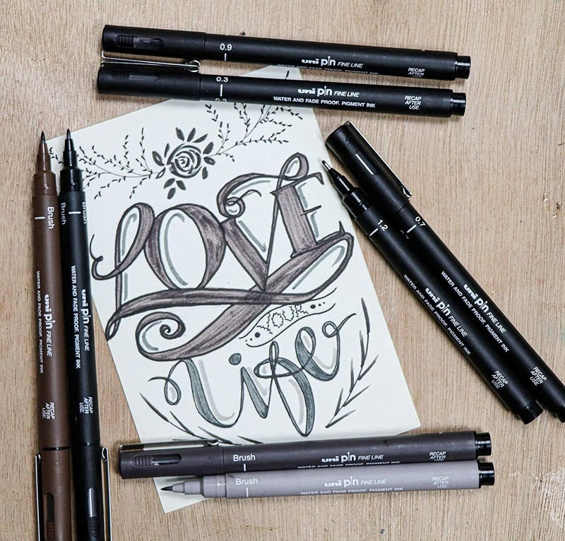 Uni Pin Fine Line Drawing Pens - Pack of 3 - Image 5