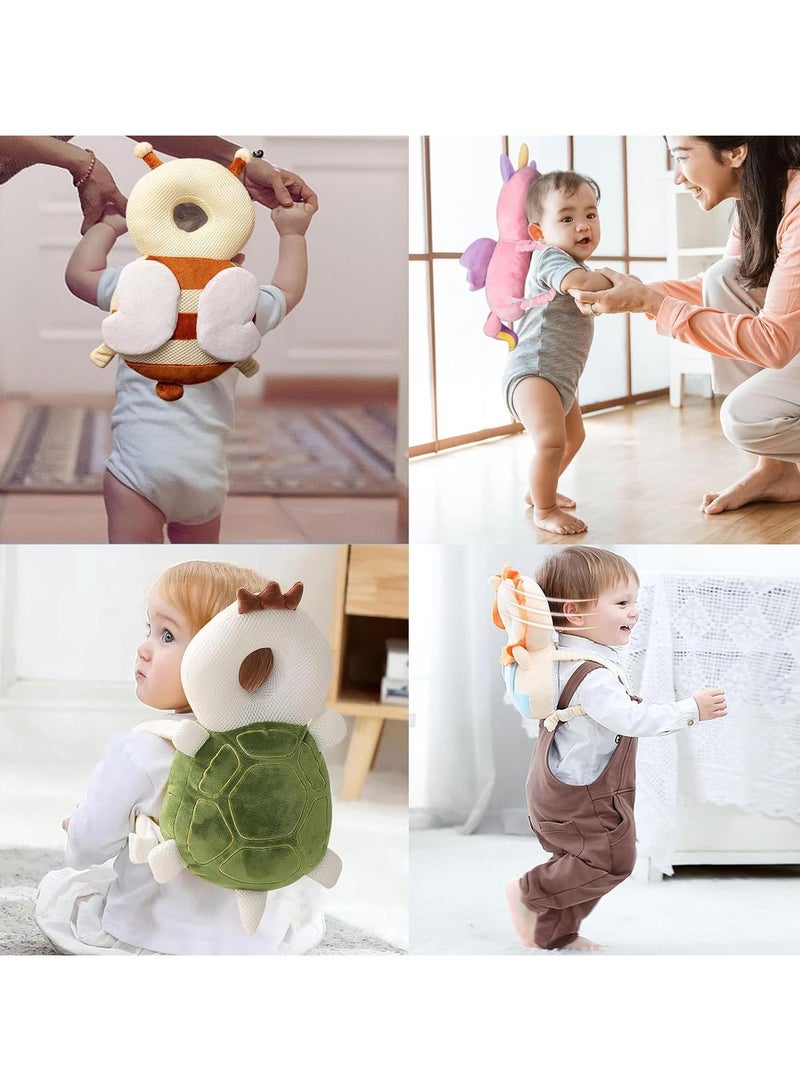 Baby Head Protector Backpack|Baby Backpack|Baby Backpack Head Protection Cushion|Baby Safety Products|Head Protection Backpack|Baby Head Cushion|Head Protector for Baby Walking (Gray Koala) - Image 5