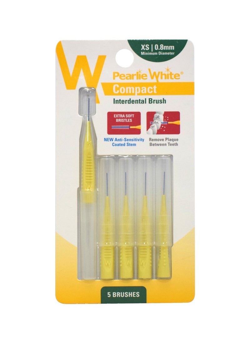 Pearlie White فرشاة مدمجة بين الأسنان-Xs 