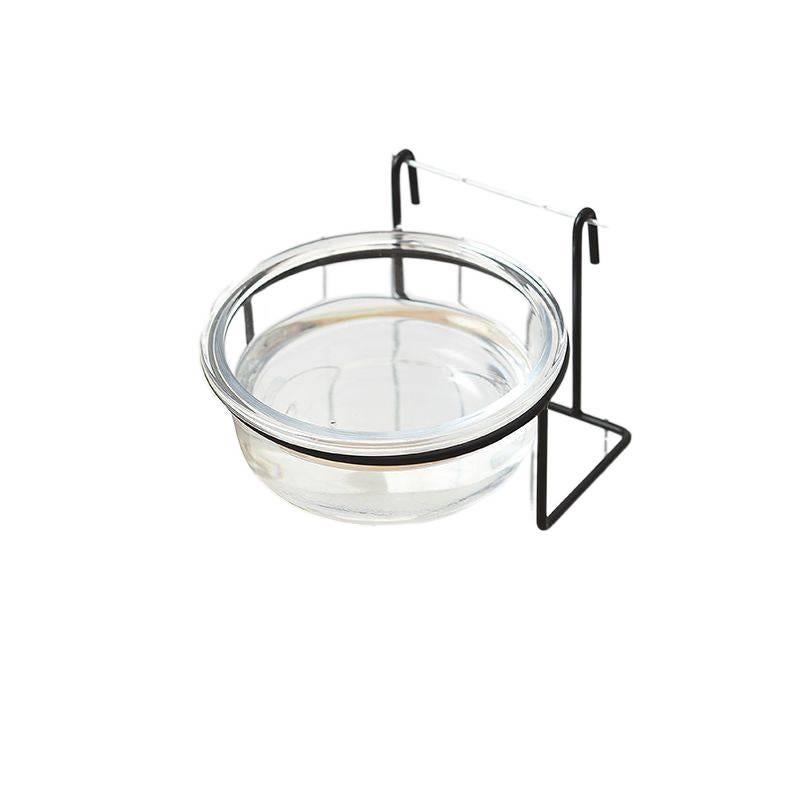 Feeding and Water Floor Mat Use Pet Bowl Double with Anti Tip Base Easy Clean Design Home Feeding Accessory for Cats and Dogs - Image 1