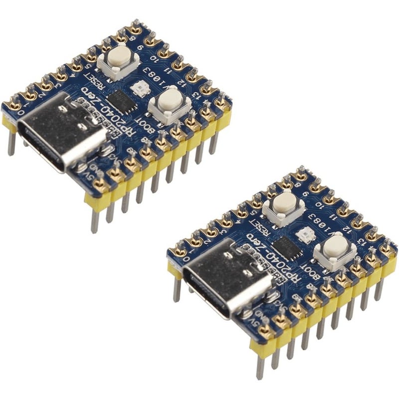 3pcs RP2040 Zero Mini Development Board Ultra Compact Dual Core Arm Cortex M0 Plus MCU Board Castellated For SMT And Projects Soldered - Image 3