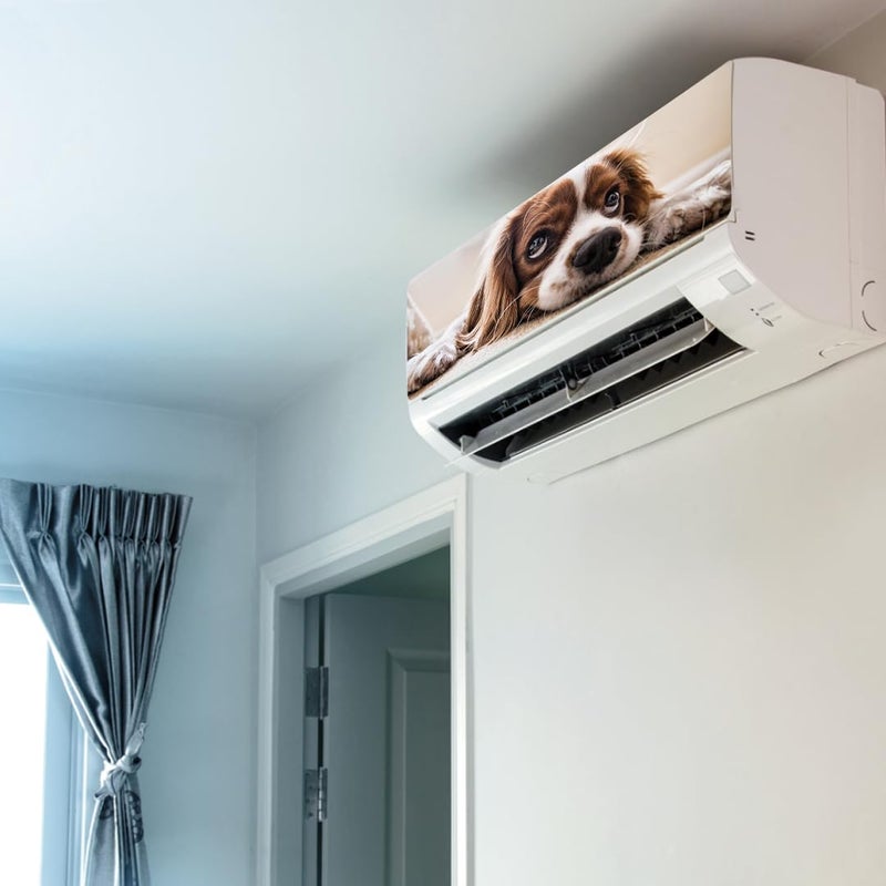 Inkshutter Sticker Vinyl Wallpaper Best Dog Lover Friendly Split AC Stickers Decoration Ideas for Air Conditioner Decor Size 100x30cm Fit for All ModelsSizesBrands