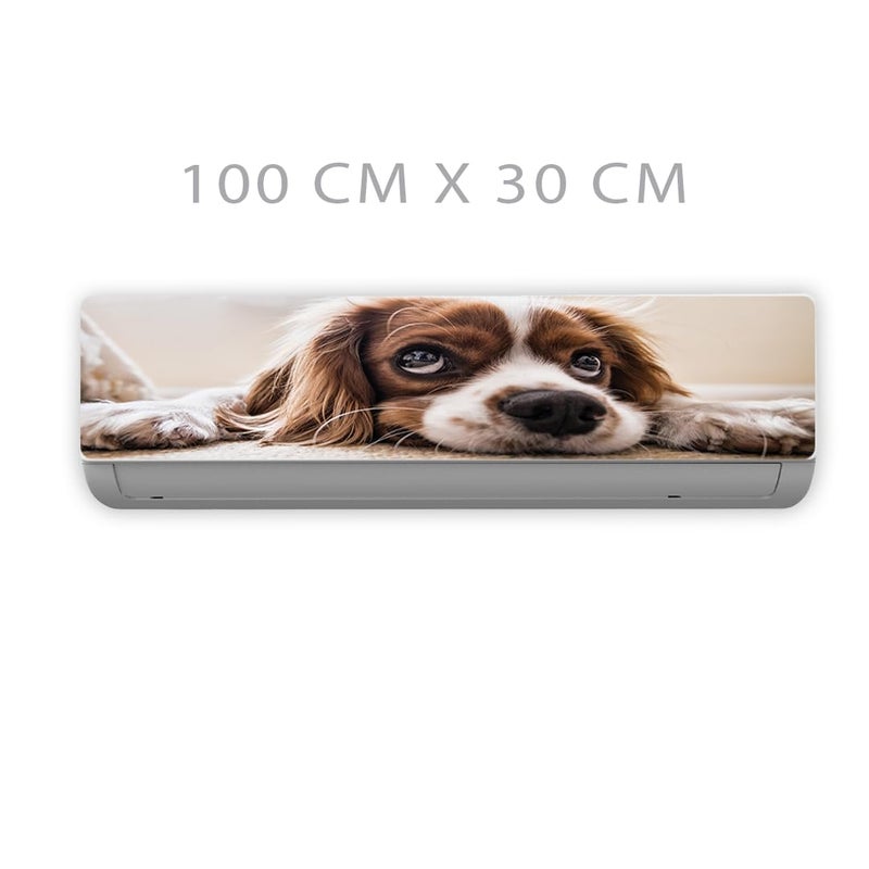 Inkshutter Sticker Vinyl Wallpaper Best Dog Lover Friendly Split AC Stickers Decoration Ideas for Air Conditioner Decor Size 100x30cm Fit for All ModelsSizesBrands